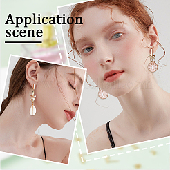 80 шт. 2 шт. фурнитура для сережек-гвоздиков из нержавеющей стали 304&nbsp;STAS-SC0008-53