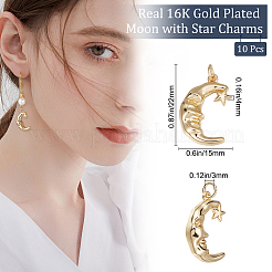 Латунные подвески&nbsp;KK-BBC0005-06