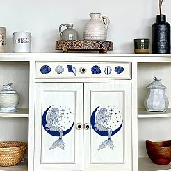 Самоклеящийся трафарет для шелкографии DIY-WH0338-073