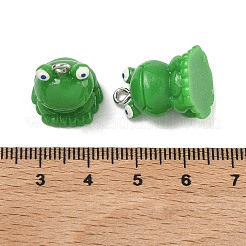 Undurchsichtige Harzanhänger&nbsp;RESI-A051-01P-01