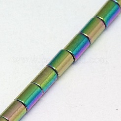 Electroplate non magnetici ematite sintetico fili di perline&nbsp;G-J162-A-08