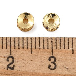 Стойки обшивки латунь микро проложить кубического циркония бусы&nbsp;KK-U030-29G-07