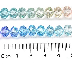 Прозрачные окрашенные стеклянные бусины DGLA-A034-T6mm-A14