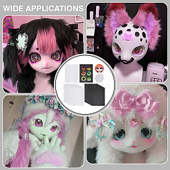 14 шт. 2-х цветные листы ПВХ пластика&nbsp;AJEW-NB0006-41