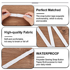 10 ярд пластиковой ленты с кнопками&nbsp;DIY-OC0011-26B