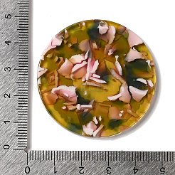 Pendentifs transparents en acétate de cellulose (résine) sur le thème de Noël&nbsp;OACR-L018-03D