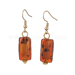 Серьги с подвесками в технике лэмпворк&nbsp;EJEW-JE06834