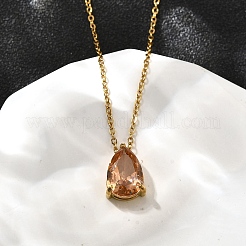 Ожерелья из нержавеющей стали 304 NJEW-R022-01G-11