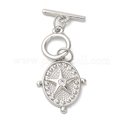 Латунные застежки-молнии из прозрачного кубического циркония&nbsp;KK-N254-75P