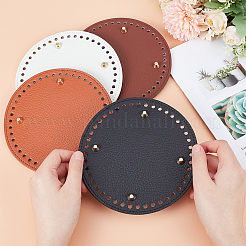 4 шт. 4 стиля дна для сумок из искусственной кожи личи FIND-PH0007-09