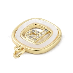 Покрытие стойки латунь микропаве прозрачные подвески из кубического циркония KK-E102-33G-P