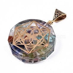 Подвески из прозрачной эпоксидной смолы&nbsp;LS-RESI-T049-09