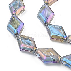 Гальваническое покрытие уф-лампой стеклянные бусины нити&nbsp;EGLA-B010-01A-HP04