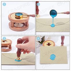 Kits de particules de cire à cacheter pour tampon de sceau rétro&nbsp;DIY-CP0003-60E