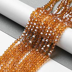 Trasparenti perle di vetro placca fili&nbsp;GLAA-F029-2mm-C28