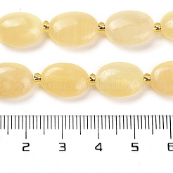 Chapelets de perles en jade jaune naturel&nbsp;G-H005-A05-02