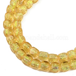 Нити из фольгированных бусин лэмпворк ручной работы&nbsp;FOIL-K003-05F