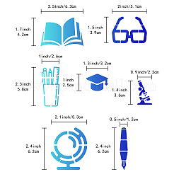Трафареты для штампов из нержавеющей стали DIY-WH0238-066
