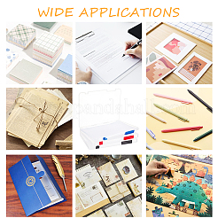 3 шт. 3-цветная переносная прозрачная пластиковая коробка для файлов формата А4 CON-PH0002-28B