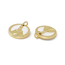 Подвески из латуни с покрытием из эмали KK-M231-02G