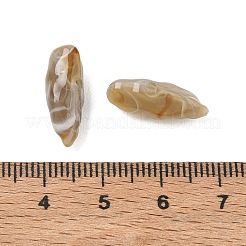 Perles acryliques bicolores imitation pierre précieuse&nbsp;AC-CBA6852-01B