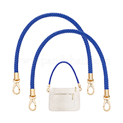 Geflochtene runde Taschengriffe aus PU-Leder&nbsp;FIND-WH0148-918