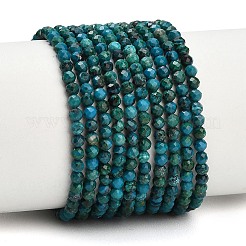 Perline Chrysocolla naturale fili&nbsp;GG-CBA77FB-B12-3mm
