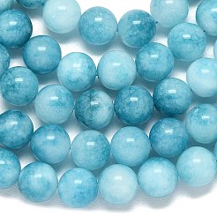 Натуральный Malaysia нефритовые бусы пряди&nbsp;G-B165-C09-10mm