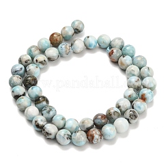 Природные ларимар бисер нитей G-L642-B19-8mm