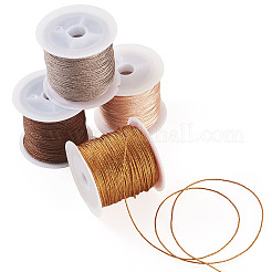 4 rollo de cordón metálico redondo de 4 colores.&nbsp;MCOR-TA0001-01B