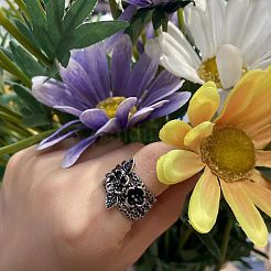 3 Stück stapelbare Fingerringe aus Messing mit Blumenmotiv für Damen&nbsp;FS-WG45278-03