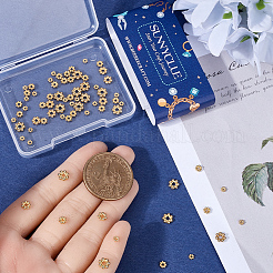 100 шт. 4 стиля 304 нержавеющая сталь разделительные бусины FIND-SC0011-22