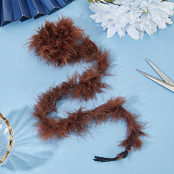 1 шт. боа из перьев индейки для танцев&nbsp;AJEW-GF0012-31B