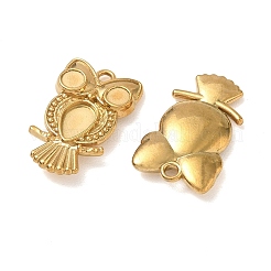 Pendentifs cabochons en acier inoxydable 304&nbsp;SA-CBAE5AC-16G