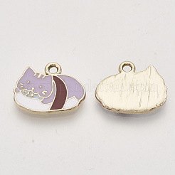 Подвески из сплава с эмалью&nbsp;ENAM-S119-020C