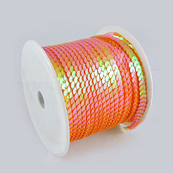 Оранжевый с пайеткой цвета ab / рулет с блестками&nbsp;X-BS88Y