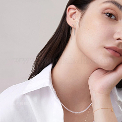 2 пара сережек из стерлингового серебра&nbsp;STER-WH0061-46P