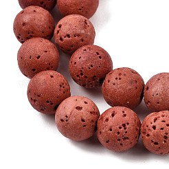 Fili di perline sintetiche di roccia lavica tinte&nbsp;GG-CBAAE19-07A