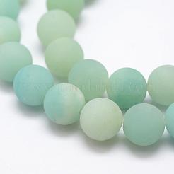 Природных амазонит бисер нитей G-K209-03A-10mm