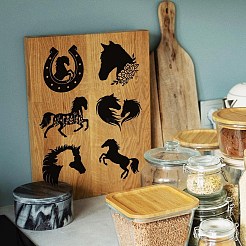 Самоклеящийся трафарет для шелкографии DIY-WH0338-192