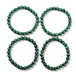 Браслеты-стрейч из натурального малахита BJEW-A045-01C