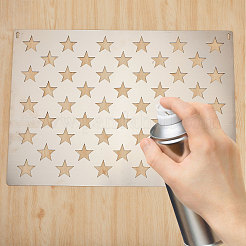 Трафареты для резки из нержавеющей стали star 201 DIY-WH0002-52