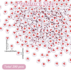 290 шт. Непрозрачные акриловые бусины&nbsp;ACRP-LP0001-01