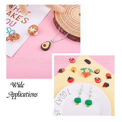 Cabochons décodés en résine&nbsp;CRES-KS0001-04