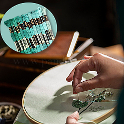 6-слойная полиэфирная нить для вышивания OCOR-WH20074-01A-07