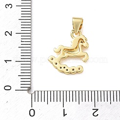 Messing micro pave klare zirkonia anhänger&nbsp;KK-A303-05L-G