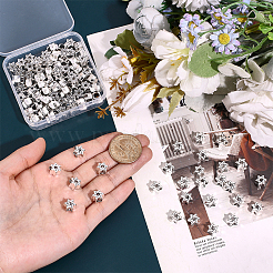 100 шт. европейские бусины из сплава в тибетском стиле&nbsp;FIND-HY0004-90