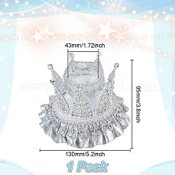 Пластиковые коробки для колец со стразами CON-WH0086-142