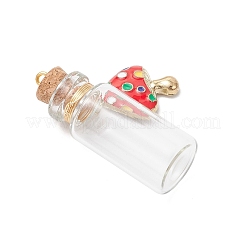 5 шт. подвески в виде грибов для бутылок с желаниями&nbsp;PALLOY-JF04072