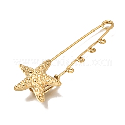 Spille di sicurezza a forma di stella marina in acciaio inossidabile 304&nbsp;SA-CBAB767-06C-G